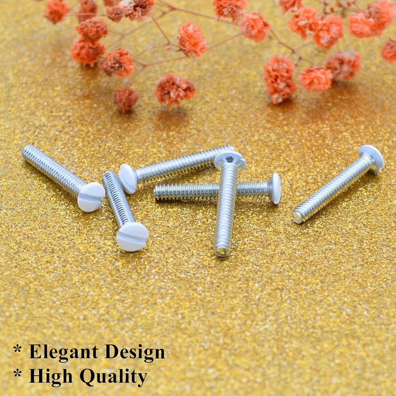 Taezn 50 Pack Long Outlet Screws, 1 Inch White Screws for Wall Plates & Covers - Image 5